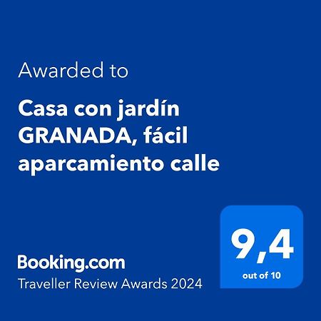 Casa En Granada Con Hermoso Jardin, Parking Calle Εξωτερικό φωτογραφία
